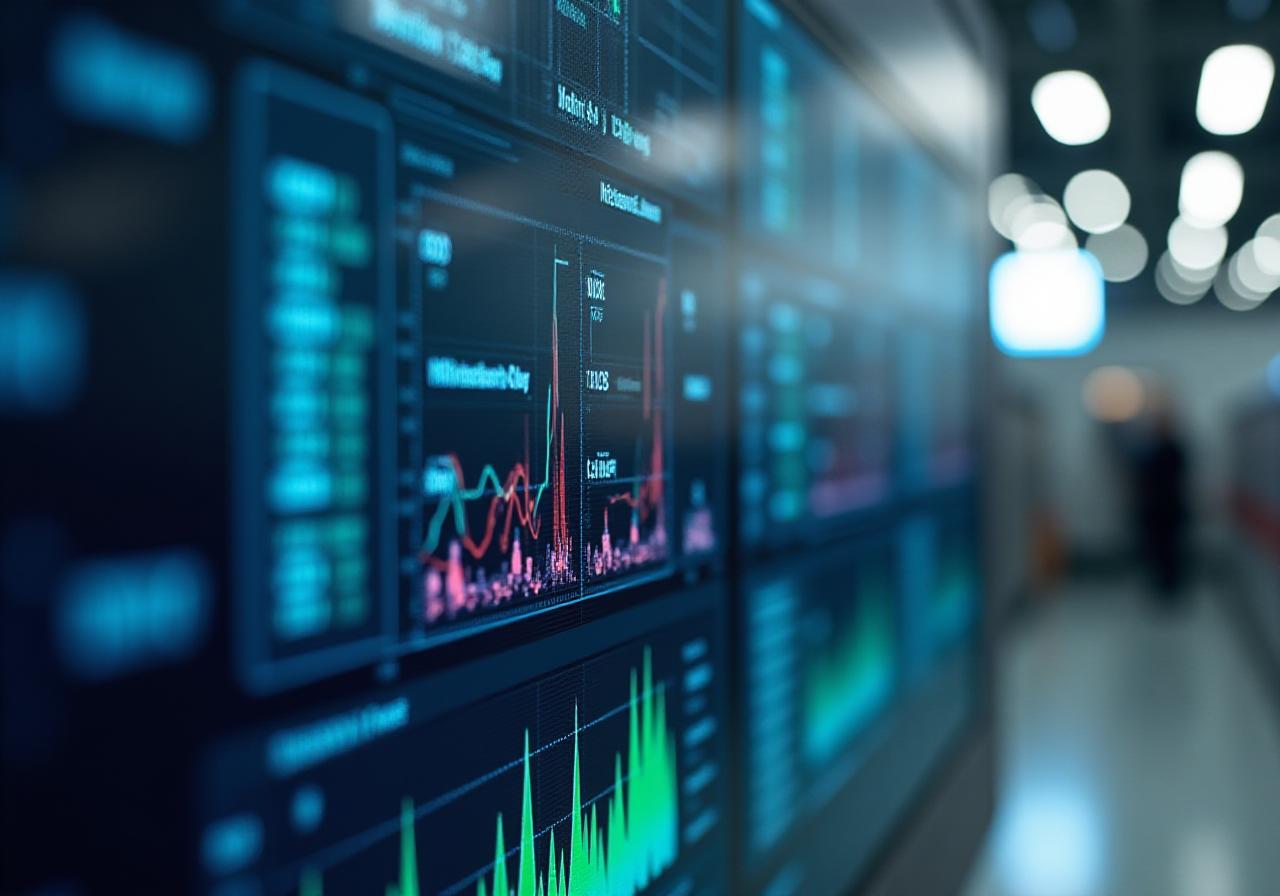 KI Dashboard visualisiert Produktionsdaten